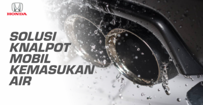 knalpot mobil kemasukan air