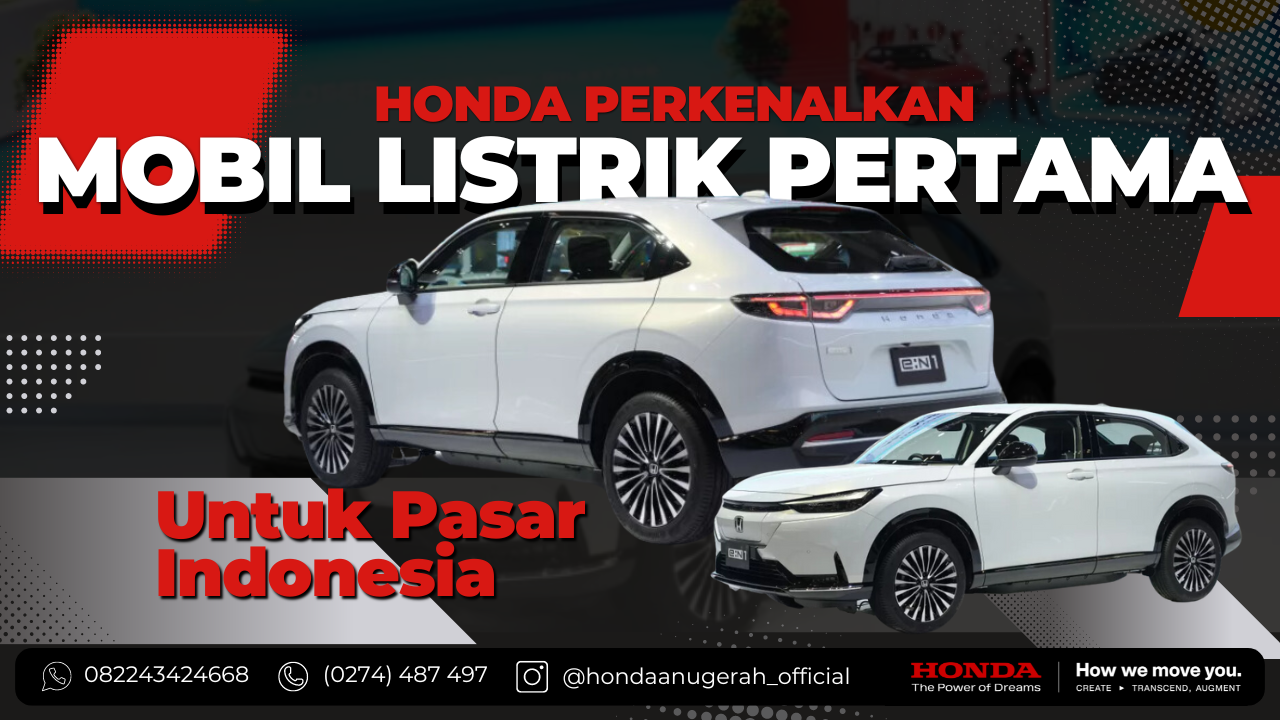 Honda Perkenalkan Mobil Listrik Pertama untuk Pasar Indonesia