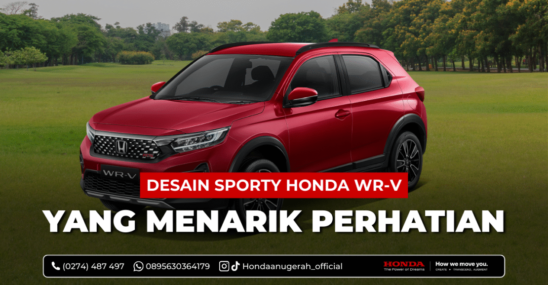 desain sporty WR-V