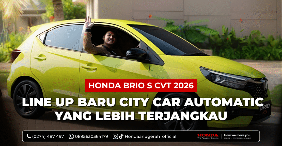 honda brio s cvt 2026 harga terjangkau