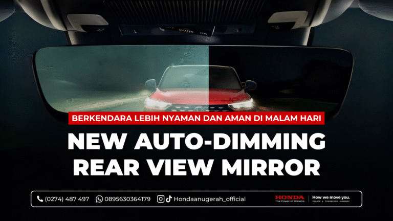 new auto-dimming rear view mirror