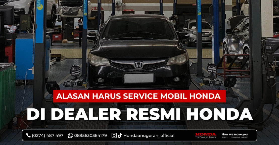 alasan service di dealer resmi honda