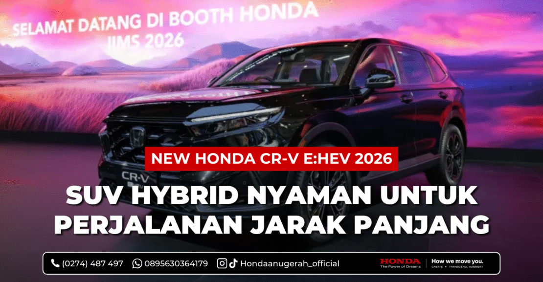crv e:hev 2026 suv nyaman perjalanan panjang
