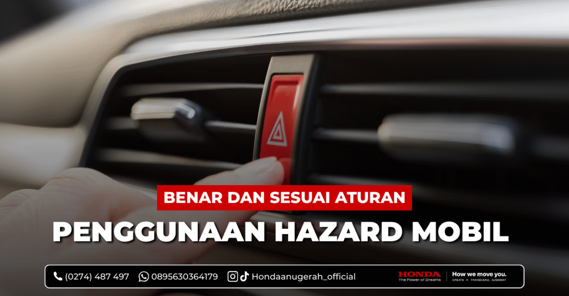 penggunaan hazard yang benar sesuai aturan