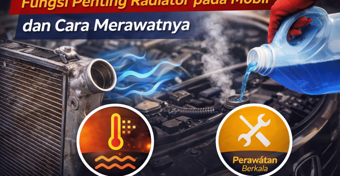 fungsi radiator mobil dan cara merawatnya