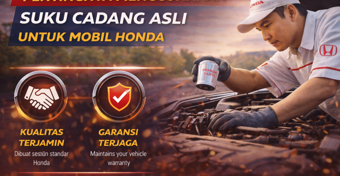 pentingnya menggunakan suku cadang asli honda