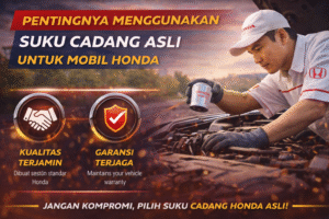 pentingnya menggunakan suku cadang asli honda