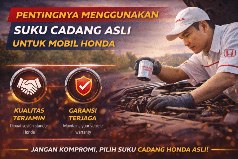 pentingnya menggunakan suku cadang asli honda