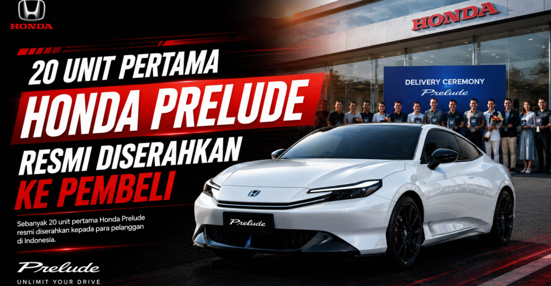 penyerahan 20 unit prelude pertama