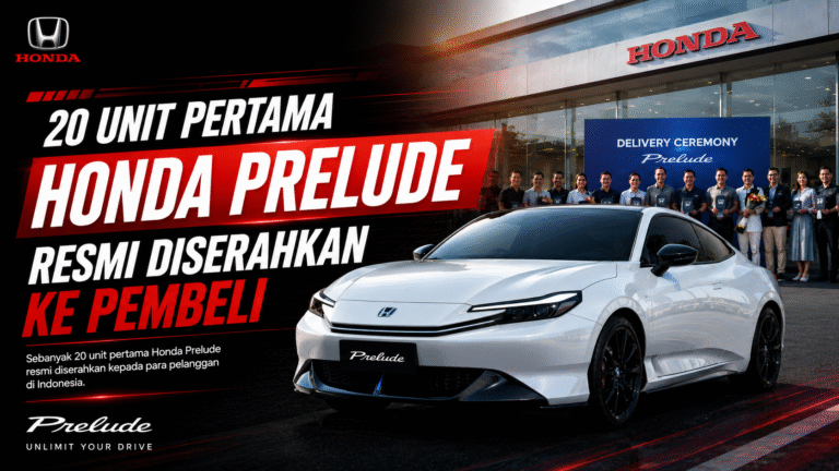 penyerahan 20 unit prelude pertama