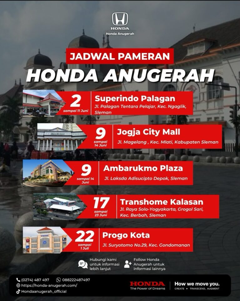 jadwal pameran juni 2026