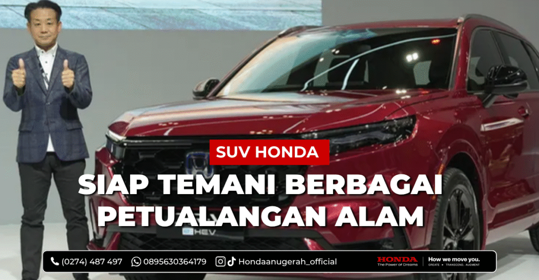suv honda siap temani petualangan alam