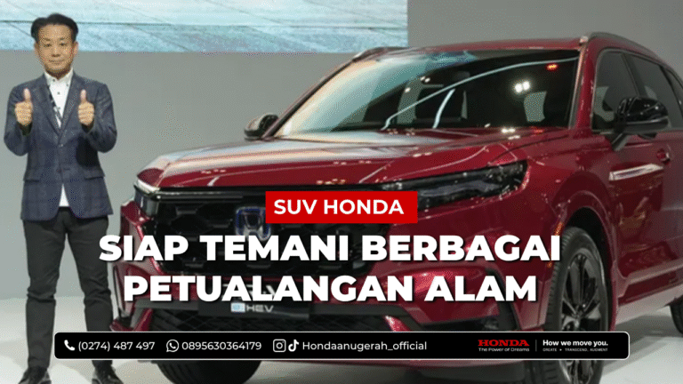 suv honda siap temani petualangan alam