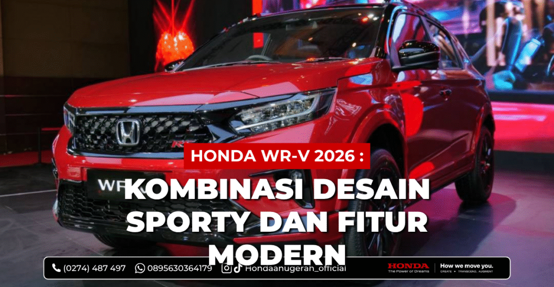wr-v kombinasi desain sporty dan fitur modern