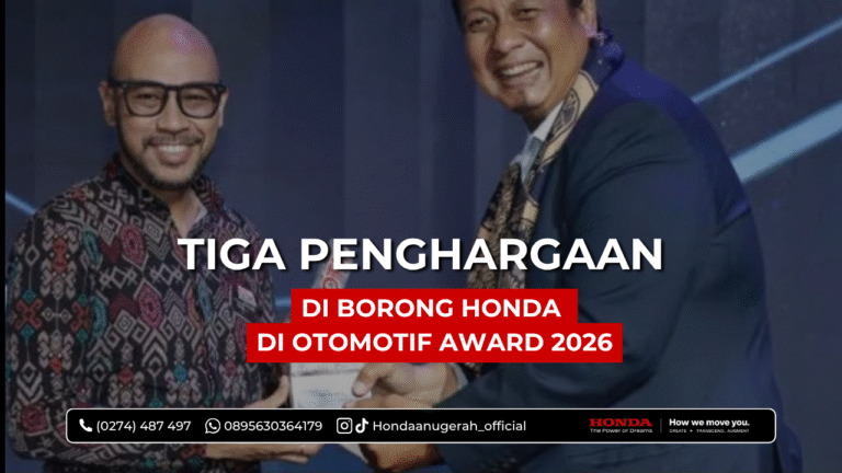 tiga penghargaan honda di otomotif award 2026