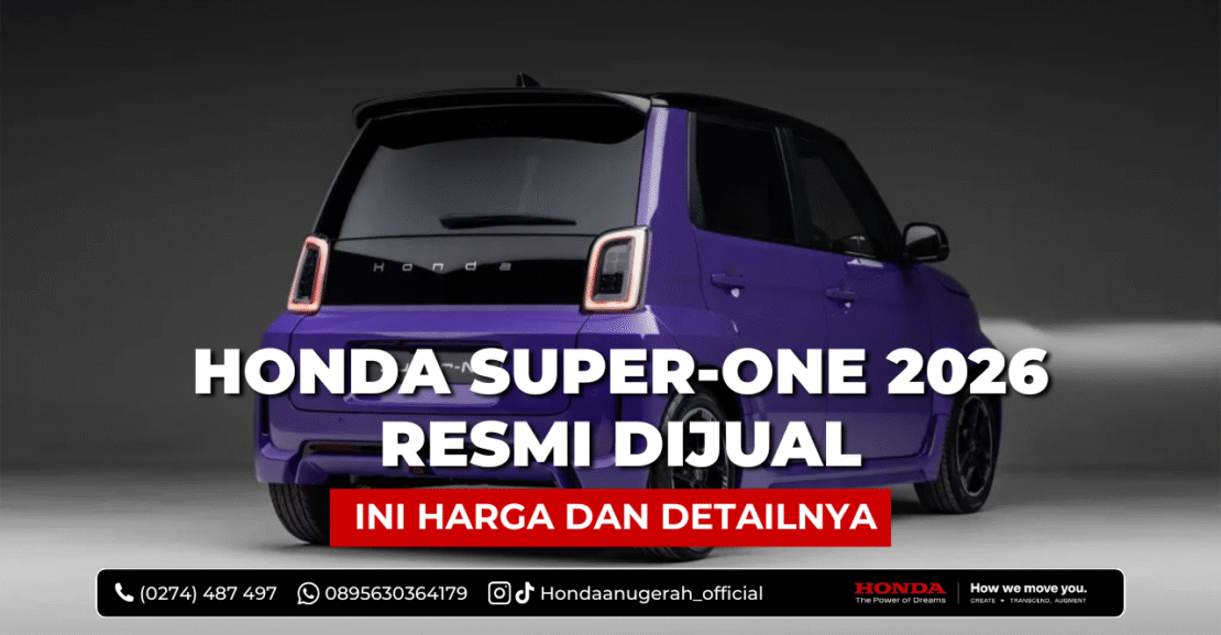 Honda Super-ONE 2026 Resmi Dijual
